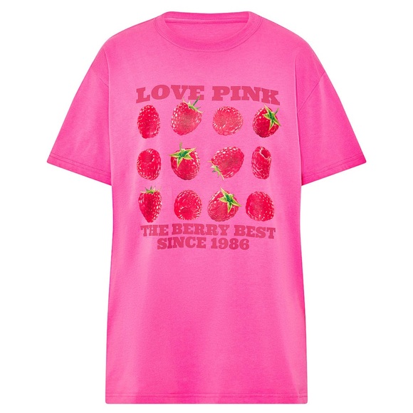 VS PINK CAMPUS COTTON TEE SHIRT XXL NWT - Picture 4 of 6